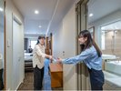 2つの部屋が内側で繋がっているのでグループ旅行におすすめです!
