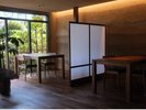 【お食事処「泰山木」】2025年夏に新設した4組限定のダイニングでゆったりとした食事時間を。