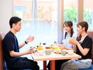 明るいレストランで朝食を♪