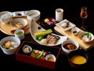 利休の懐石一例「きたの茶園×瀬頭酒造×利休」のコラボ懐石