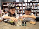 Yohaku Lab 創香室キッズ分室体験の様子。