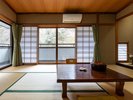 <和室8畳>ご夫婦やカップルの滞在におすすめな、2〜3名様までご宿泊いただける客室