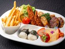 <お子様プレート>お子様の人気な食材を詰め合わせたプレート