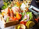 <桜橋会席 全11品>上質な旨みを一品づつ山陰沖直送の鮮魚お造り盛り合わせ
