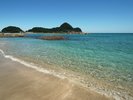 透明度抜群の竹野浜は目の前!