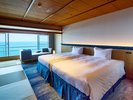 【2026年8月リニューアル】日昇館モダン和室42u/高層階┃高層階確約。眺望が魅力の和モダン客室