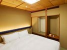 【2026年8月リニューアル】日昇館モダン和室65u/5名定員禁煙┃キングベッドを完備しております
