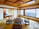 【2026年8月リニューアル】日昇館/和洋スイートルーム110u┃海景を楽しむ、落ち着きある和室
