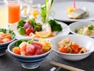 山上館朝食バイキング