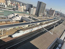屋上から見た徳山駅