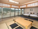ベッド2台+和室12畳の和洋室