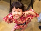 【客室アメニティ】お子様用にかわいい浴衣をご用意♪ ※お子様の浴衣はフロント横の棚からどうぞ。