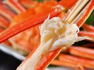 【茹で蟹イメージ】茹で蟹と焼き蟹双方の美味を会席で食べ比べください。
