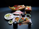 『舟盛り付』御膳(一例)