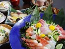 福井自慢の新鮮な海の幸をどどーんと大皿でご用意いたします♪