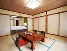 【竹の間】ツインベッド和洋室/8畳+6畳