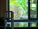 貸切風呂 緑を眺めながら贅沢時間