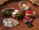 蓼科 山キュイジーヌ◆2026春<お口はじめ>信州牛の柔らかコンフィわさび菜添え他