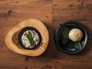 蓼科 山キュイジーヌ◆2026夏<温菜>信州ハーブ鶏とキノコの軽いフリカッセ 蕎麦粉のパスタと共に