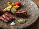 蓼科 山キュイジーヌ◆2026秋<肉料理>信州牛ステーキ オニオンソース & 安曇野産きざみわさび