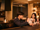 【夜の〆パフェ】お食事を愉しんだあとはバーラウンジでデザートを ※イメージ