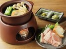 【夕食】宮城県産ブランド豚のしゃぶしゃぶ ※一例