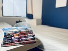 お部屋でマンガをお楽しみください♪