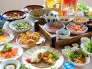 【朝食ビュッフェ】山々の眺望と田園の四季を楽しむ展望レストランでご朝食を。