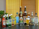 アルコールドリンクバーでは定番の焼酎、ウイスキー、ジン、日本酒も豊富にご用意。