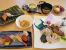 【リゾート内レストラン/すし屋のかつ勘】寿司職人による本格的な握り寿司を楽しめます。
