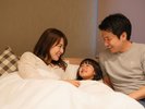 家族の笑顔が近くにあるファミリー滞在