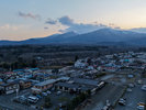 #外観 夕景の遠刈田温泉。