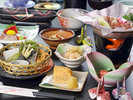 #夕食ー春膳 品数豊富でしっかり満たされる、こだわりの和食会席。