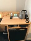 全部屋タイプにポット、冷蔵庫、マグカップ有