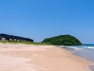 鳴き砂の海岸が目の前のロケーション