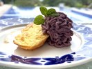 【ホテル内レストラン/コーラルブルー朝食】紅芋フレンチトースト