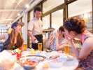 大人気!プールサイドでBBQ!盛り上がること間違いなし★