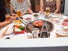 大人気!プールサイドでBBQ!盛り上がること間違いなし★