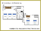 【間取り図】オーシャンビューメゾネットルーム