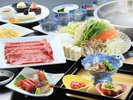 ディナー/牛しゃぶしゃぶコース ※一例