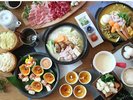 【冬期限定】メインのお鍋は「カレー鍋」か「国産鶏のコラーゲン鍋」のどちらかが選択可能♪