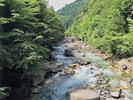 【阿寺渓谷】車で約35分。長野県木曽郡大桑村にある美しい自然が広がる渓谷です。