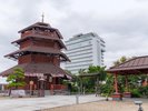 ◆屋上庭園|ホテル8階のロビーから庭園までは直結しております