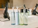 男性脱衣所の洗面スペースにはIESTA for MENをご用意しております