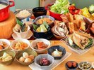 和洋ブッフェスタイルでお好きなものをお好きなだけお召し上がりください♪