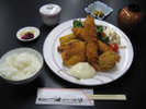 【ミックスフライ定食】一例