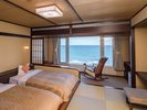 和風のツインタイプのお部屋です。