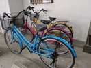 無料の貸し出し自転車(先着順)です。フロントスタッフにお声掛けください。