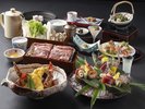 【贅沢ご褒美旅】1日2組限定夕食グレードアッププランのお食事