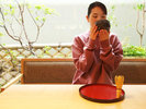 お茶点て体験 「お茶を楽しむ」アフタヌーンのスイーツとあわせてお召し上がりくださいませ。